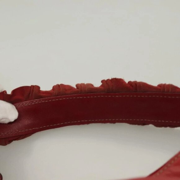 GUCCI Shoulder Bag Leather Red Gold 189840 001364 Auth bs27504 - Picture 9 of 16